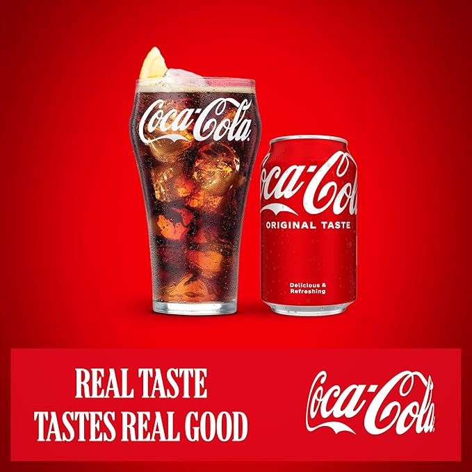 Coca-Cola Original Taste 24 x 330ml Cans - Image 4